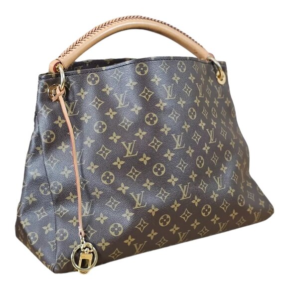 LOUIS VUITTON ARTSY MM Authentic Monogram Tote Hobo LV Bag Shoulder Authentic LV - Picture 2 of 16